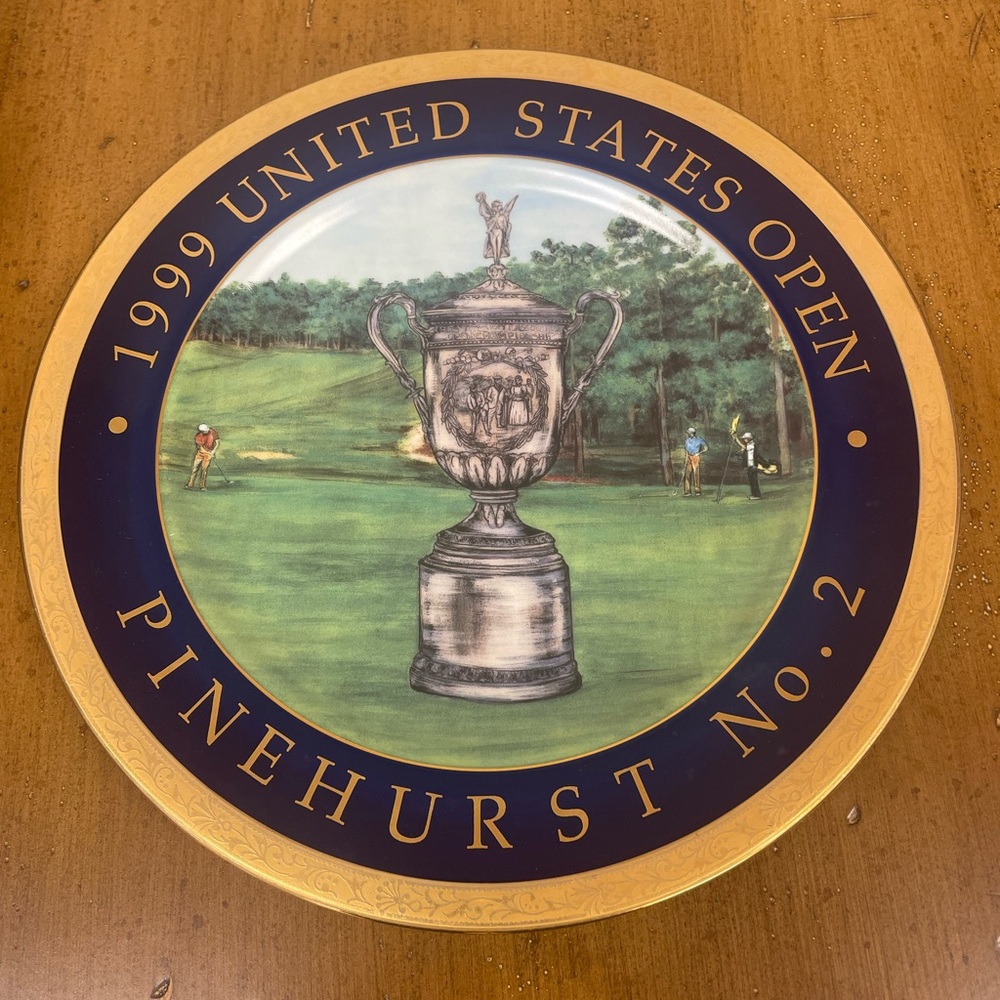1999 United States Open Pinehurst No. 2 Plate